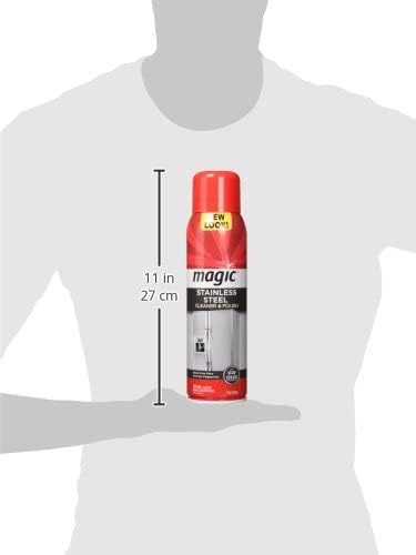 Weiman Magic Stainless Steel Cleaner Aerosol, 17 Ounce (2 Pack)