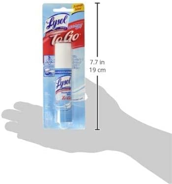 Lysol Disinfectant Spray To Go, Crisp Linen, 1 Ounce