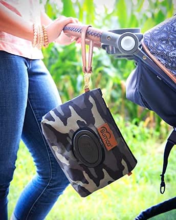 Bumco Diaper Clutch - Portable Wipes Dispenser & Baby Travel Essentials, Airtight Refillable Wipes Container, Diaper Bag Purse