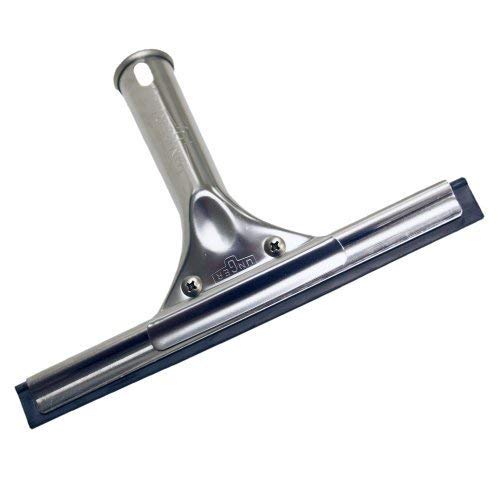 Unger Professional 8” Stainless Steel Window & Glass Cleaning_Squeegee - Cleaning Supplies, Heavy Duty Squeegee for Window Cleaning, Streak Free Results (Pack of 10)
