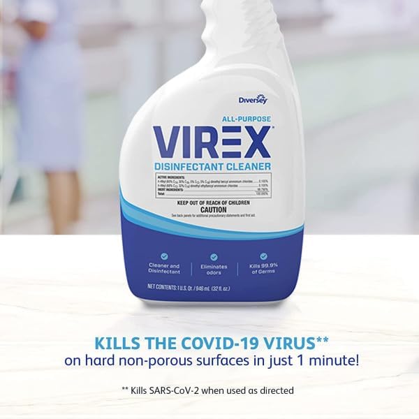 VIREX Diversey All Purpose Disinfectant Cleaner, Spray, 32 oz