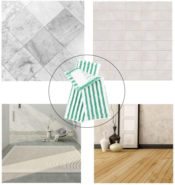 Libman Wet & Dry Microfiber Mop Refills - 2 Pack Reusable Washable Microfiber Cloth Mop Head Pads for Wet and Dry Use