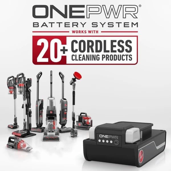 Hoover ONEPWR CleanSlate Cordless Portable Carpet + Upholstery Spot Cleaner | Powerful Suction, Versatile Tools, Car and Auto Detailer, Pair with Hoover Spot & Upholstery Cleaner Solution