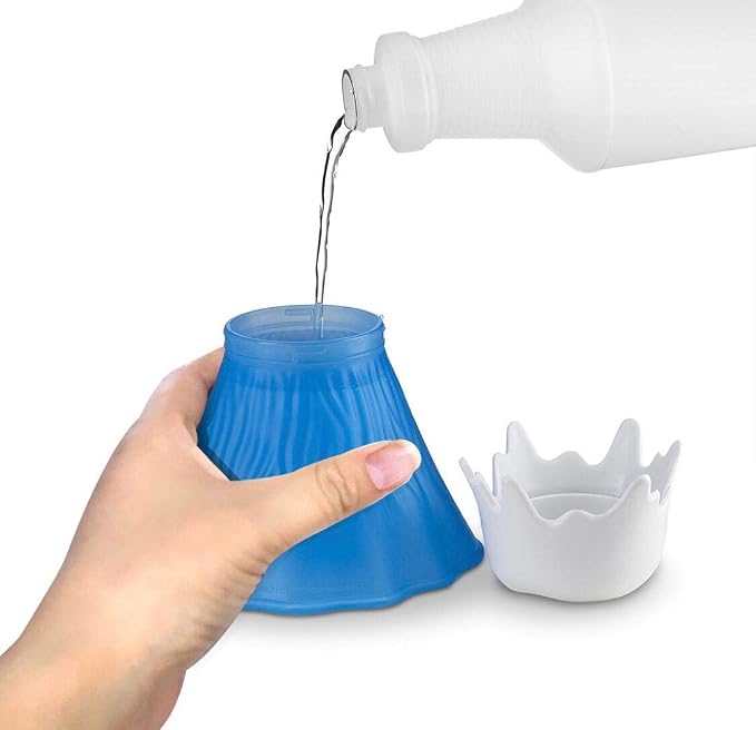 Volcano Microwave Oven Cleaner Kitchen Gadget Water and Vinegar Cleaning Erupting High Temperature Steamer Easy Use Eco Cleans For Home Office