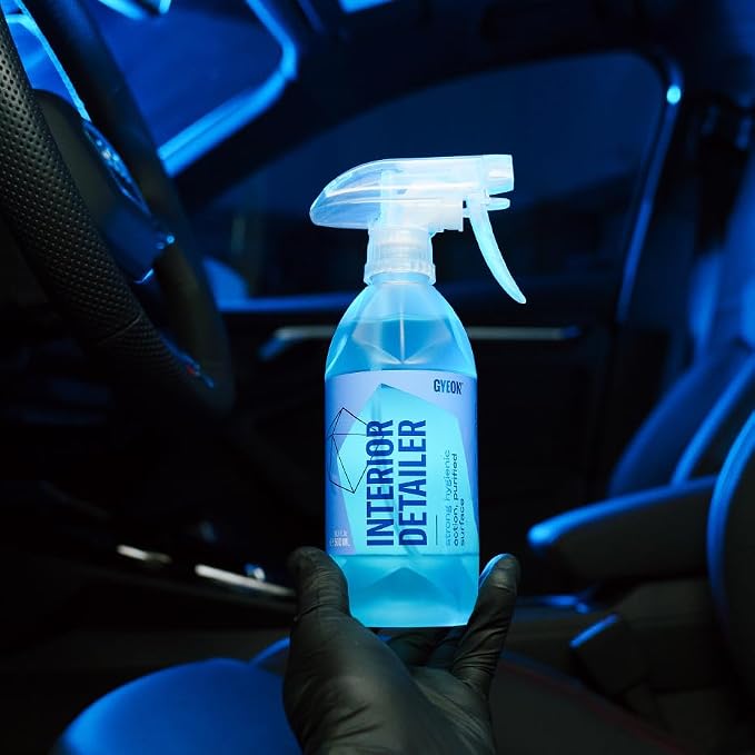 Gyeon Interior Detailer Streak Free Satin All-Surface Interior Cleaner | All-surface interior cleaner for leather, plastic, vinyl, fabric, and screens — matte finish with no shine or residue 500ml
