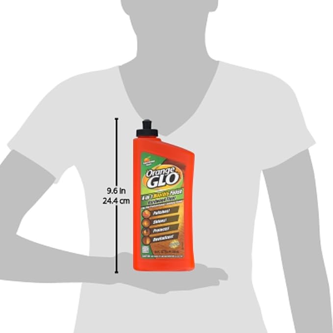 ORANGE GLO Hardwood Floor 4-in-1 Monthly Polish, 24 Oz (Pack of 4)
