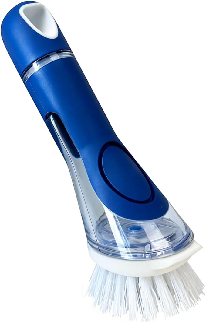 CELOX Dish Brush with Soap Dispenser, Dish Washing Wand for Kitchen