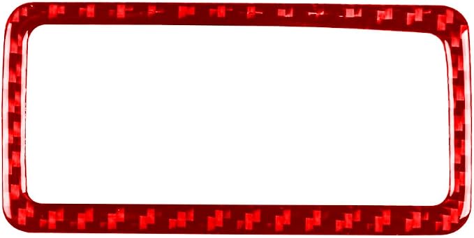 Real Carbon Fiber Trim for Toyota Camry Accessories | for 2012 2013 2014 Rear Row Air Vent Wind Outlet Decoration Panel Interior Thick Overlay Sticker Decal Type-B