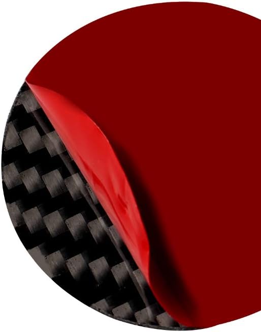 Real Carbon Fiber Trim for Audi Accessories | for B9 A4 S4 A5 S5 2020-2025 / RS5 2021-2025 Center Control Knob Interior Thick Overlay Decal