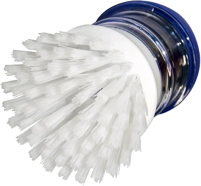 CELOX 2 Pack Dish Brush with Soap Dispenser Soap Dispensing Palm Brush for Cleaning Pots, Dishes