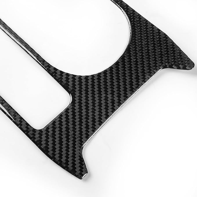 Fit for Audi A3 8Y S3 2021-2025 Real Carbon Fiber Cup Holder Stickers | Cup Holder Frame Center Console | Accessories | Self-adhesive | Thick Overlay