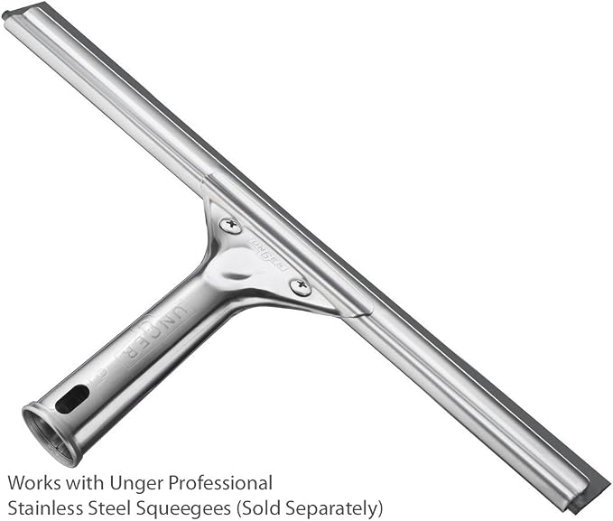 Unger Professional Cut-to-Size Replacement Rubber Squeegee Blade – 18" Professional Quality Squeegee Blade Replacement,Fits Most Window Washing Squeegees for Streak Free Cleaning,(Pack of 10)