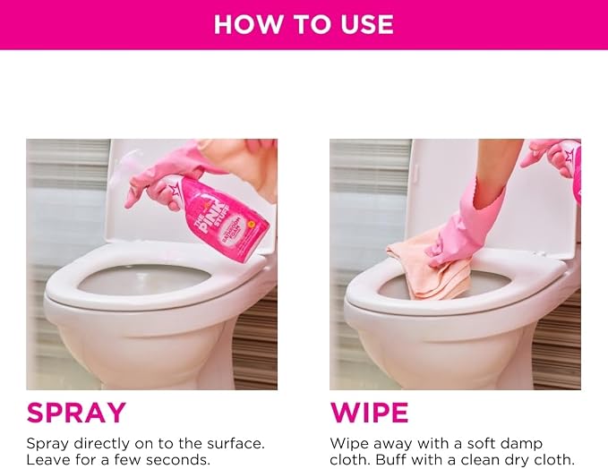 Stardrops - The Pink Stuff - Miracle Bathroom Foam Cleaner 750ml - Baths, Tiles, Soap Scum, Limescale, Streak Free