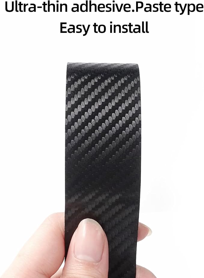 Betterhumz Car Dashboard Panel Trim for Tesla Model 3 M3 Highland 2026 2025 | Center Console Front Air Condition Vent Cover Sticker Moulding Tuning Accessories (Carbon Leather)