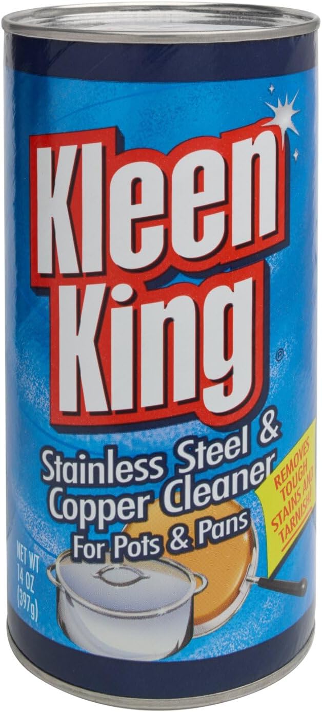 Kleen King 4 Pk, Stailess Steel & Copper Cleaner for Pots & Pans, 14 Oz