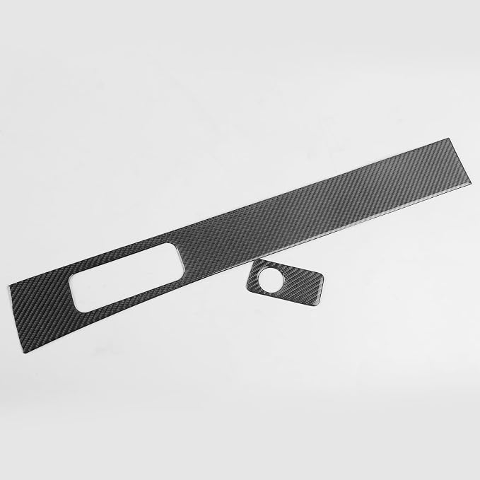 Real Carbon Fiber Trim for Honda Accord Accessories | for 2003 2004 2005 2006 2007,Passenger Storage Glove Box Switch Panel,Thick Overlay Sticker Decal