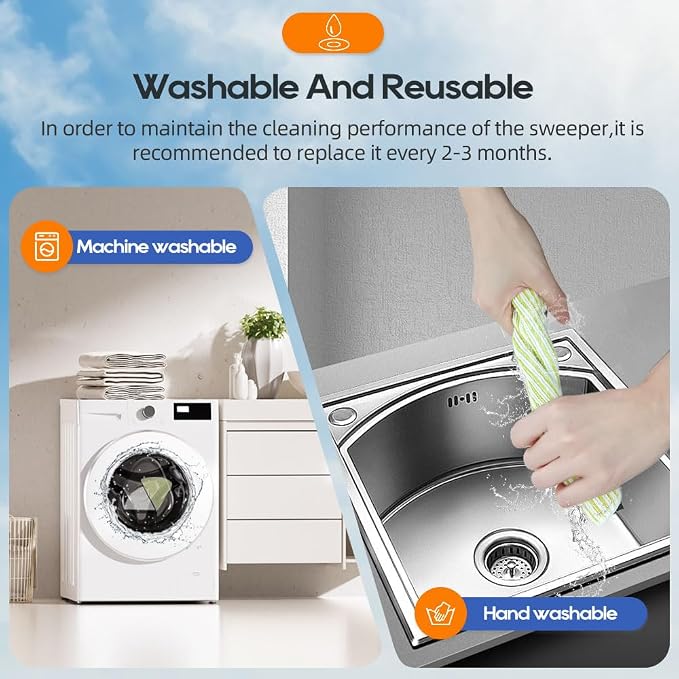 Mop Pads Compatible for Shark RV2610WA RV2620WA RV2410WD AV2610WA | AI Ultra 2- in-1 Matrix Clean Robot Vacuum models Spare Parts Accessories, 8 Mop Pads, 2 HEPA Filter, 4 Side Brushes