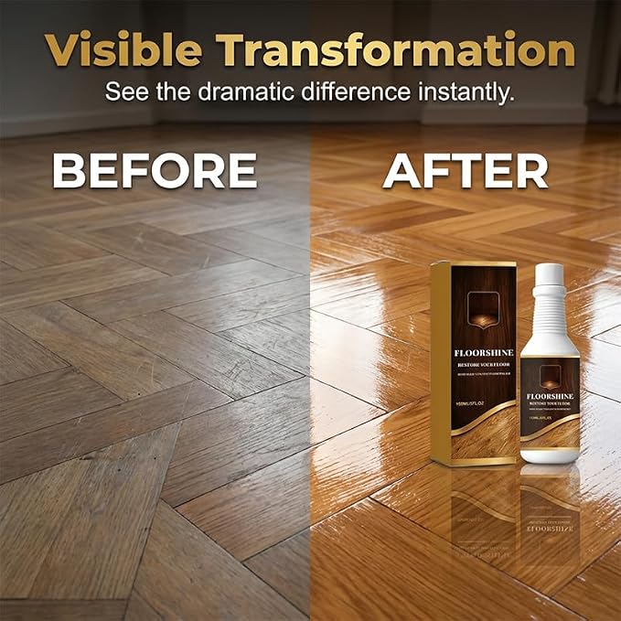 Professional Wood Floor Restorer, 2026 New Wood Floor Restorer Polish for Hardwood Floors, Suitable for Hardwood Floors Laminate Flooring Furniture Surfaces Maintenance (Brown, 2)
