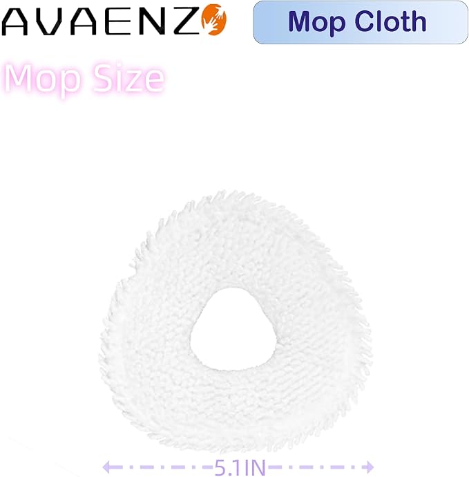 Replacement Mop Pads for Narwal Freo X Ultra Z Ultra Robot Vacuum | Fits Narwal Freo,Freo X Ultra,Freo Z Ultra robot vacuums.Washable and reusable mop pads for daily floor cleaning.