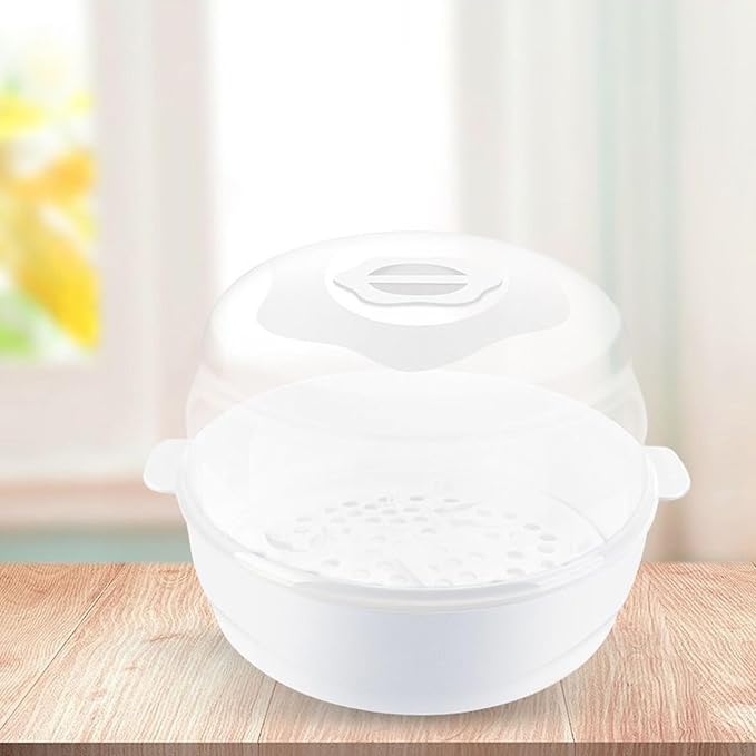 Microwave Steam Cleaner - Bottle, Heat-Resistant Cleaning Container, Lightweight Household Tool, Safe Food-Grade Material, Efficient Sterilizer Box | for Infant Feeding Accessories