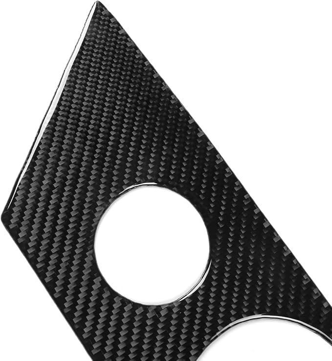 Air Vent Decals Fit for Ford Expedition 2007-2014 Real Carbon Fiber | Central Console Air Vent Decor Accessories|Thick Overlay|Anti-scratch|Self-adhesive