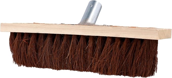 JEUIHAU 2PCS 12 Inch Floor Scrub Brushes, Outdoor Deck Brush for Concrete Floor, Garden, Patio and Wooden Deck Cleaning