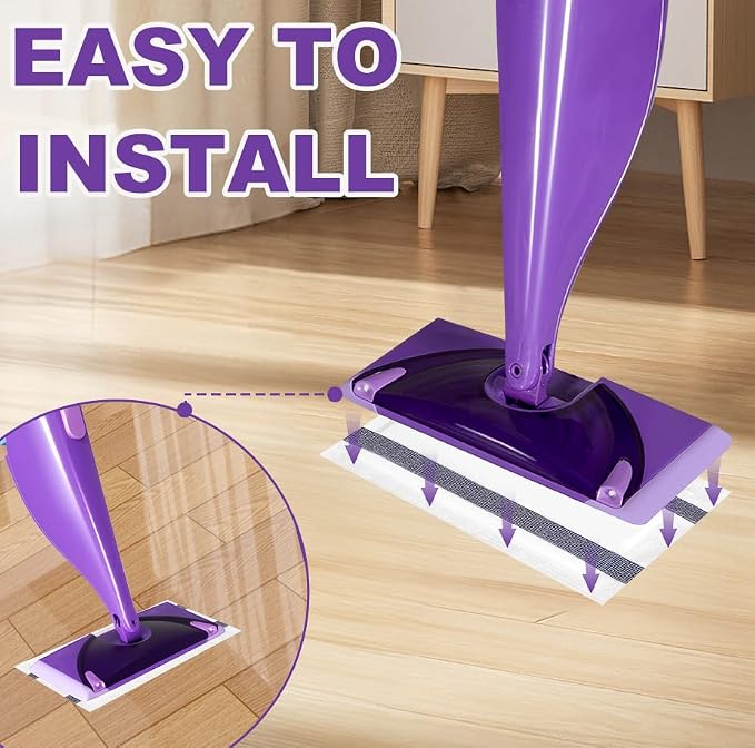 20 Pack Disposable Mop Pads Refill for Swiffer Wet Jet Spray Mop | Wet Jet Mopping Pads for Multi-Surface Floor Cleaning, Multi-Layer Thickening and Super Absorbent