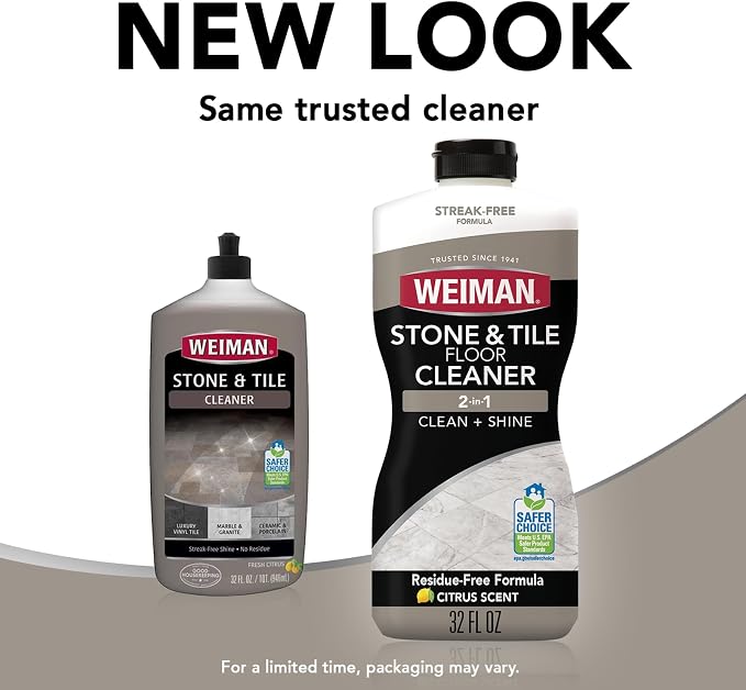 Weiman Stone Tile and Laminate Cleaner - 32 Ounce 2 Pack