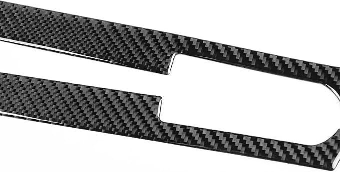 Real Carbon Fiber Trim for Cadillac CTS Accessories | for 2008 2009 2010 2011 2012 2013 Armrest Box Decoration Panel Sticker Interior Thick Overlay Decal