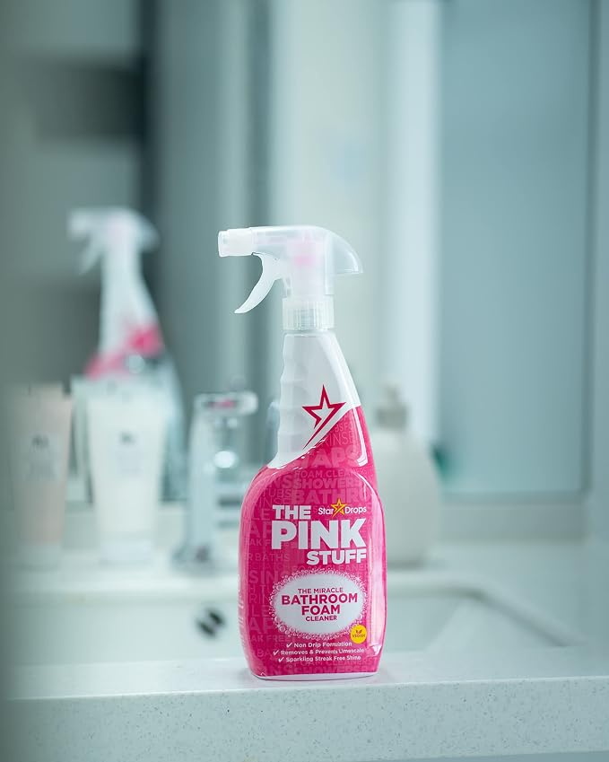 Stardrops - The Pink Stuff - The Miracle Bathroom Foam Cleaner 750ml 2-Pack Bundle