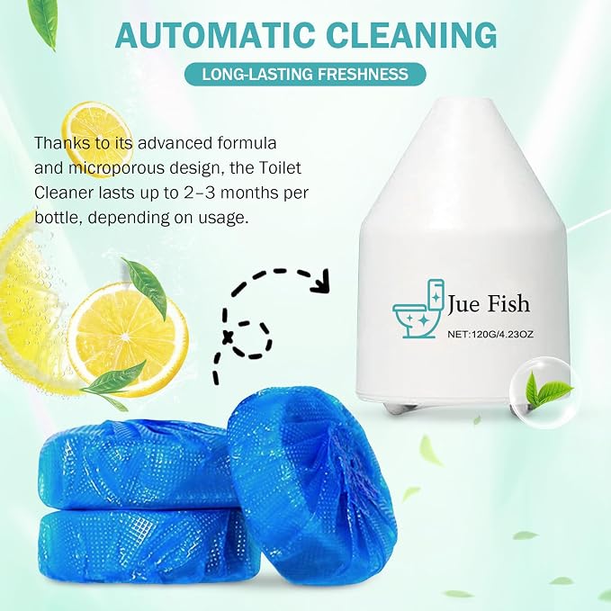 Toilet Cleaner,2026 New Toilets Bowl Cleaning, Long-Lasting Fresh Scent, Automatic Refreshes Toilets, Long-Lasting Bowl Cleaner Fresh Scent
