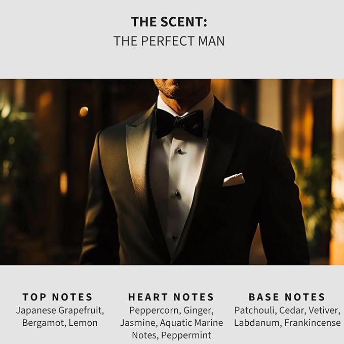 Lapew The Perfect Man Scented Mop Soap - Luxury Floor Cleaner Concentrate for Mopping Tile, Laminate, Vinyl & Hardwood | Streak-Free, Low-Foam | 36 oz