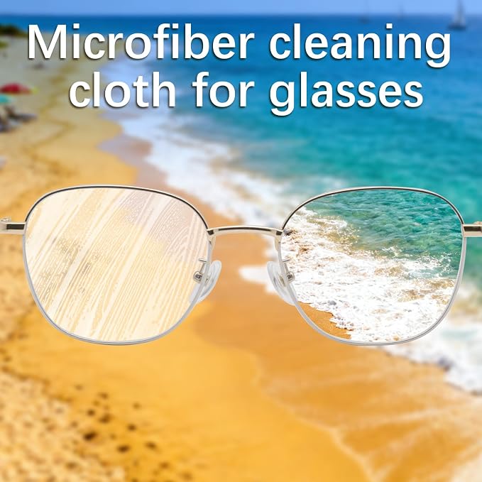 80 Pack Microfiber Cleaning Cloth for Glasses, Multi-Color Eye Glasses Cleaning Cloth Bulk 6"x7" Microfiber Cleaner Lens Cloths for Eyeglasses, Camera Lenses, TV Screens, Cell Phones and Laptops