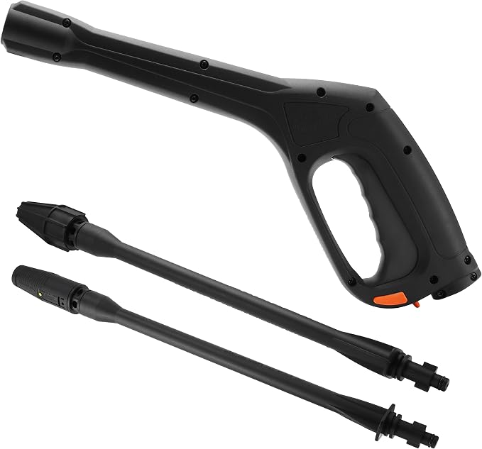FIXFANS Pressure Washer Gun, Power Washer Wand with Jet and Turbo Nozzle | Replacement Wand – Compatible with Some of Portland Husky Black Decker Ford Pulsar ShopForce Taskforce Powerwasher Taskmaster