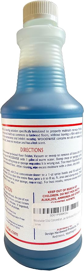 Woodwise 32oz Concentrate No-Wax Hardwood Floor Cleaner