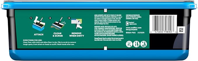 Swiffer Heavy Duty Mop Wet Multi-Surface Cloth Refills for Floor Mopping and Cleaning, Pet with Febreze Odor Defense, 20 count