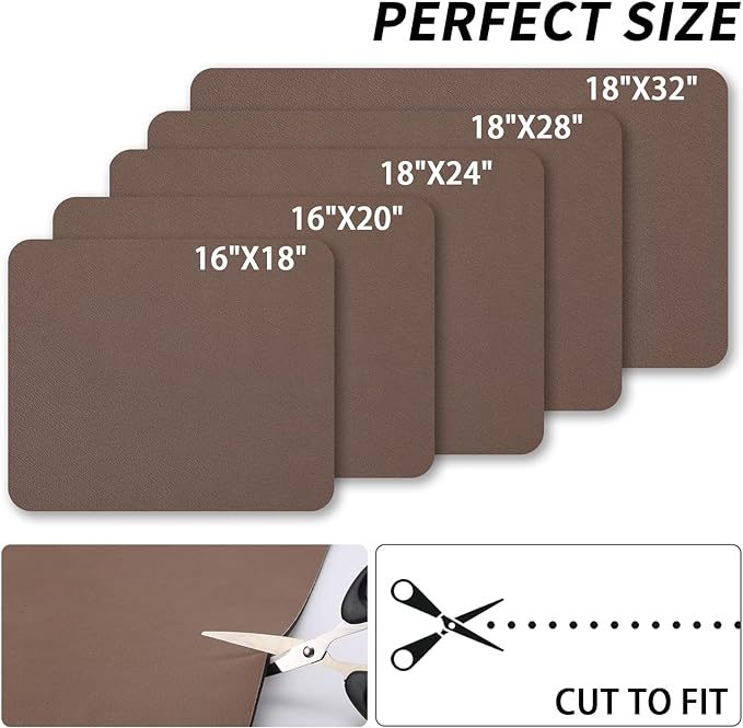 HotLive Dish Drying Mat for Kitchen Counter, Heat Resistant Drainer Mats with Non-slip Rubber Backed, Hide Stain Kitchen Super Absorbent Draining Mat, Easy to Clean Dish Rack Pad, Brown 16"x20"