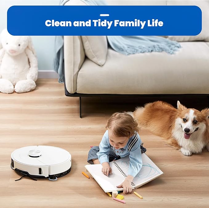 30 Pack Accessories Kit for Roborock S8 MaxV Ultra Robot Vacuum | 1 Pair Main Brushes, 2 Self-Cleaning Brush, 6 Side Brush, 4 Filters, 4 Round Mop Pads, 4 Long Mop Pads, 6 Dust Bags, 2 Tools