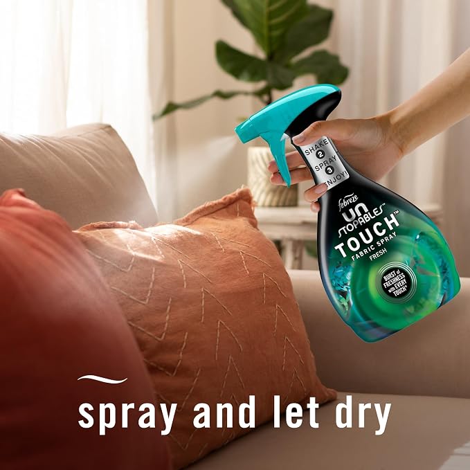 Unstopables Touch Fabric Spray and Odor Fighter, Fresh & Paradise, 16.9 oz, Pack of 2