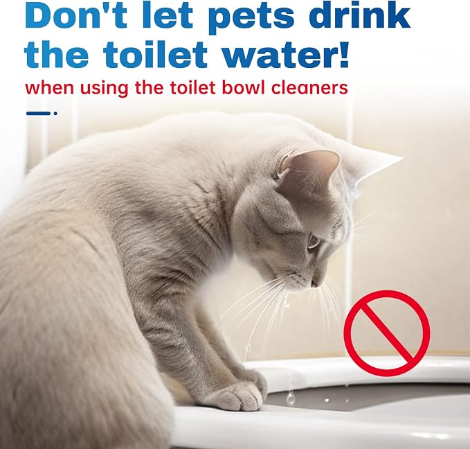 Vacplus Toilet Bowl Cleaner Tablets 30 PACK, Automatic Toilet Bowl Cleaners with Bleach for Deodorizing and Descaling, Bathroom Cleaner Against Tough Stains