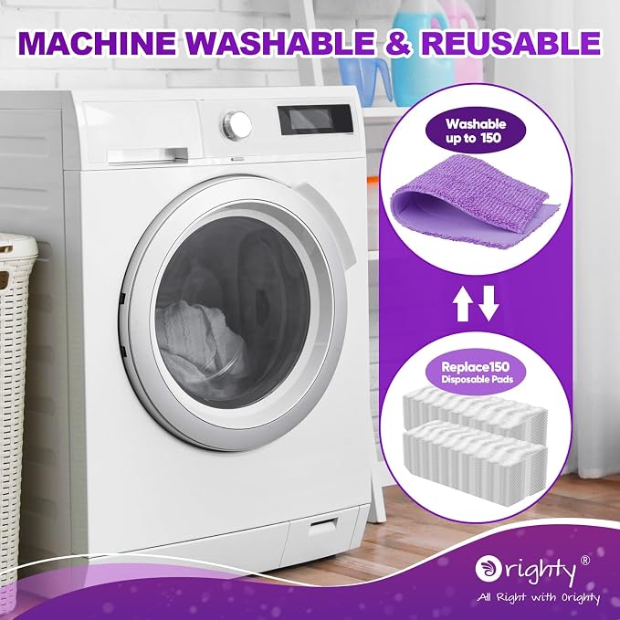 Orighty Microfiber Mop Pads for Swiffer PowerMop, 20 Pack, Reusable | Power Mop Pads Refills for 13 ''-15 '' Spray Mop, Washable Pads for Multi-Surface Floor Cleaning
