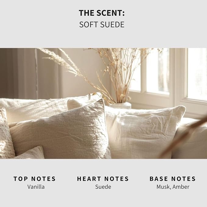 Lapew Soft Suede Scented Mop Soap - Luxury Floor Cleaner Concentrate for Mopping Tile, Laminate, Vinyl & Hardwood | Streak-Free, Low-Foam | 36 oz