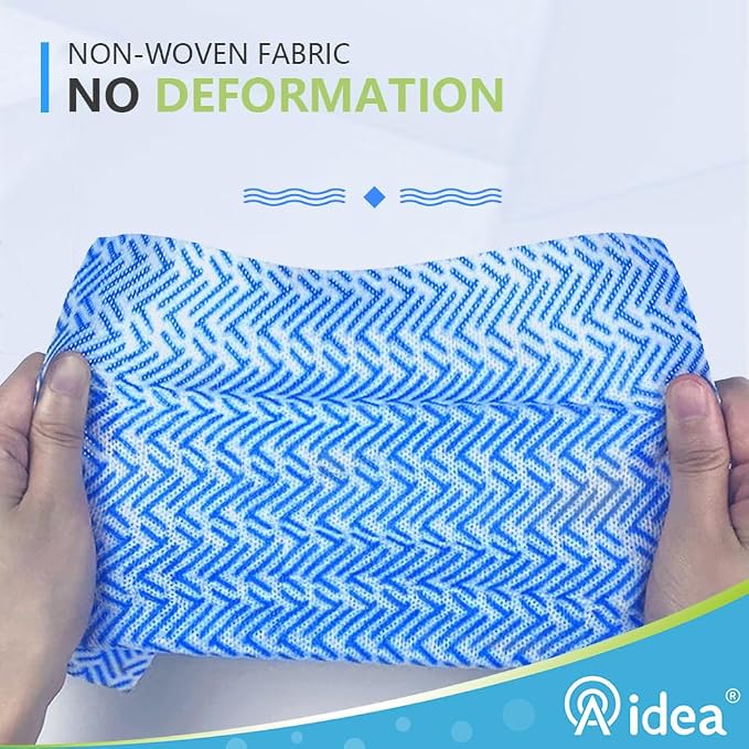 AIDEA Cleaning Wipes, Multi-Purpose Towel Reusable Cleaning Cloths 40Ct(1 Pack), Domestic Wipes, Dish Cloths(12''x24'')