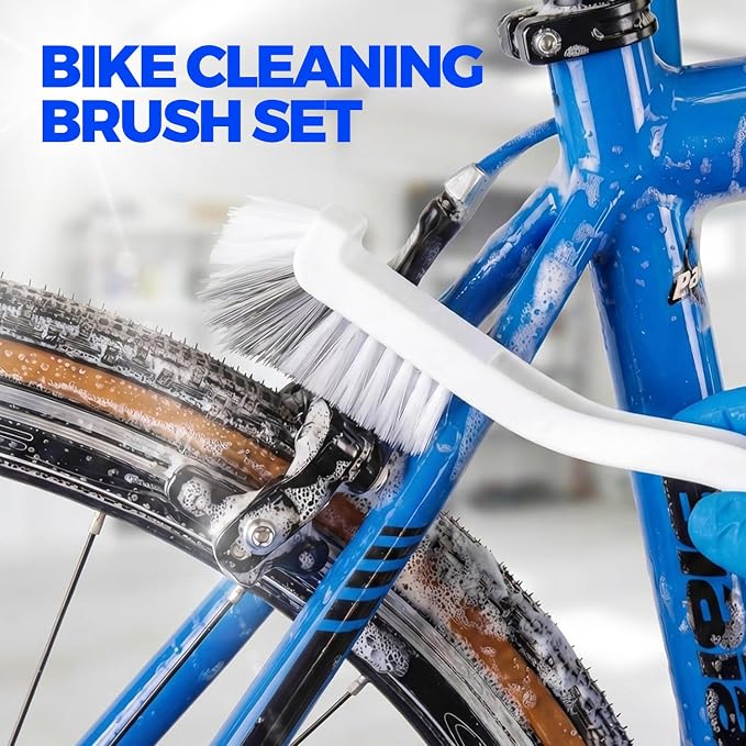 Holikme 7 Pack Cleaning Brush Scrub Brush Kitchen Brush for Floor,Green | Deep Cleaning Brush Set, Scrub Pads with Scraper Tip for Pool Walls, Bathroom, Grout, Floor, Bike, Tub, Shower