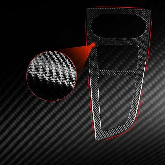 Real Carbon Fiber Trim for Audi Accessories | for B9 A4 S4 A5 S5 2017-2019 / RS5 2018 2019 Center Console Gear Shift Panel Frame Interior Thick Overlay Decal - B