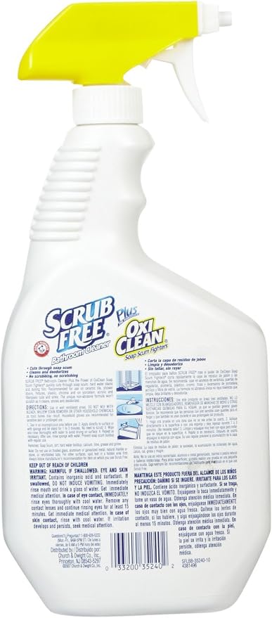 Scrub Free Soap Scum Cleaner - Lemon - 32 oz - 2 pk