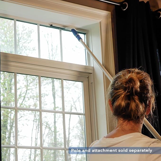 Unger 12” Glass & Surface Squeegee – Multipurpose Rubber Blade Squeegee for Shower Glass, Window Cleaning, Professional Grade Cleaning Tool for the Home