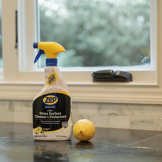Zep Home Pro 2-in-1 Natural Stone Cleaner & Protectant. 24 Fl. Oz. (Pack of 1)