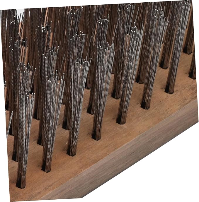 YARNOW Stiff Bristle Scrubber for Outdoor Cleaning for Patios Driveways and Tough Stains Concrete and Pool Surfaces