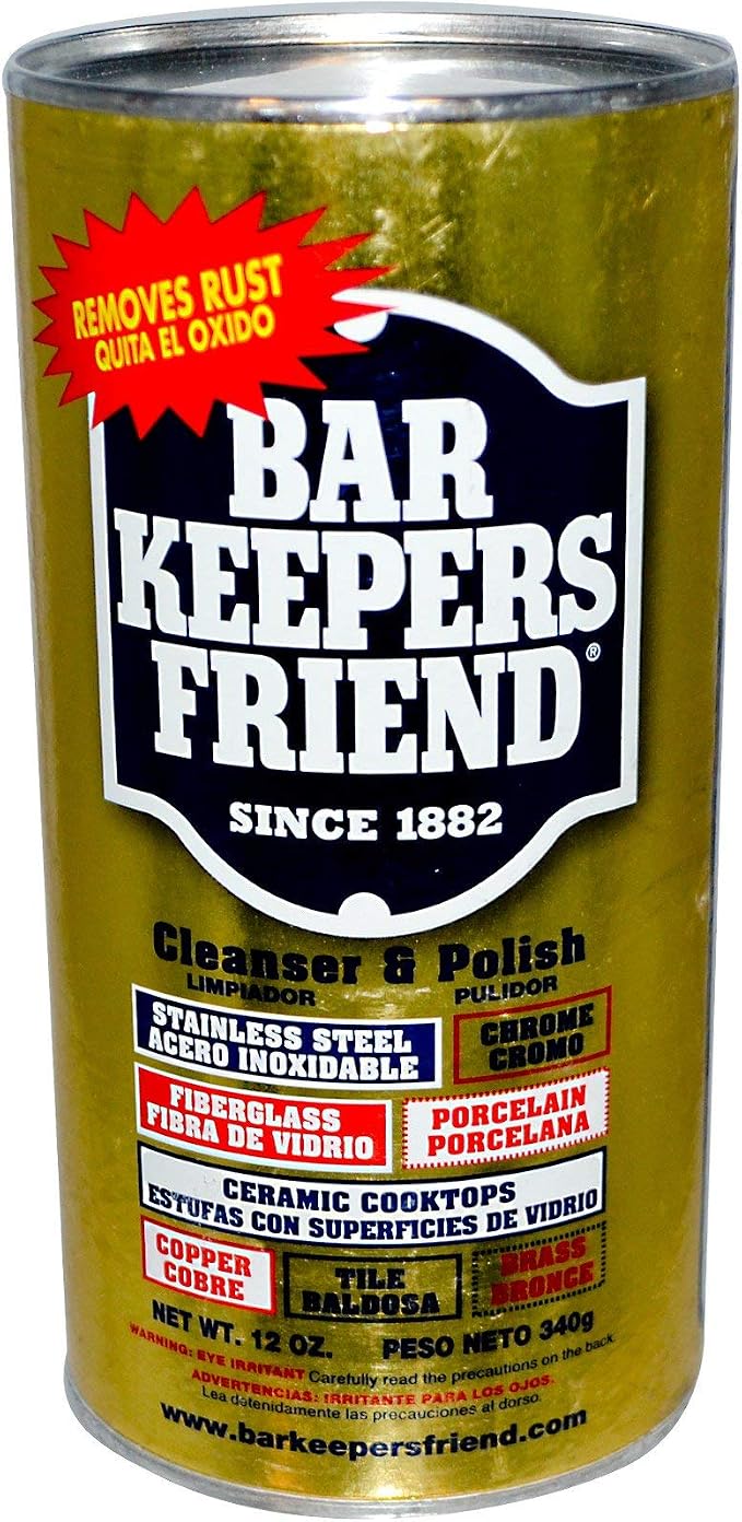 Bar Keepers Friend All-Purpose Cleaner & Polish 12 oz (Pack of 3)